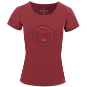 EQUITHÈME T-Shirt Anna Damen Cherry