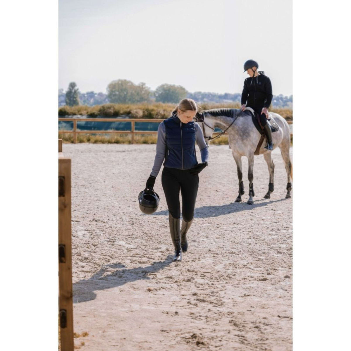 EQUITHÈME Heizweste Sasha Marineblau