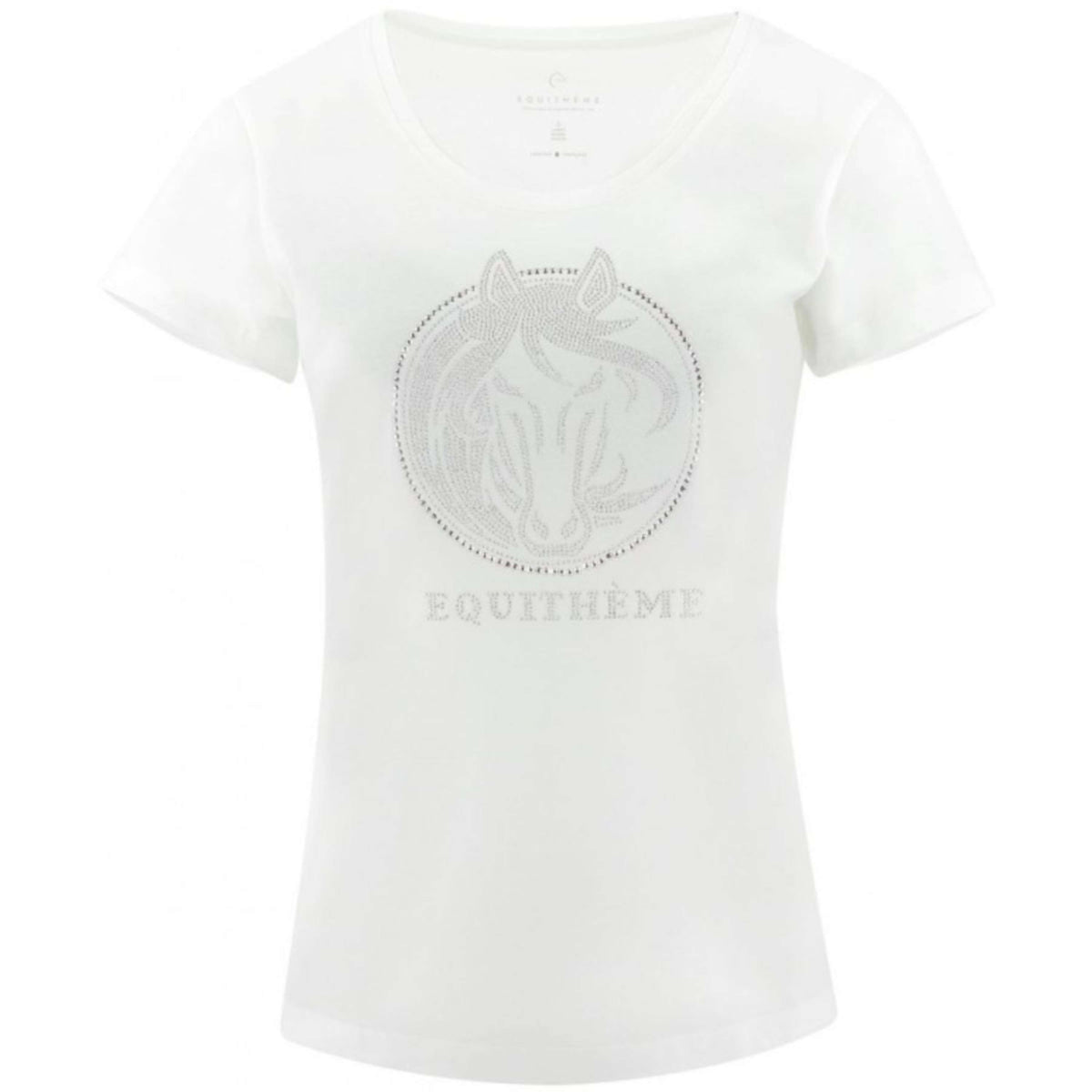 EQUITHÈME T-Shirt Magali Damen Weiß