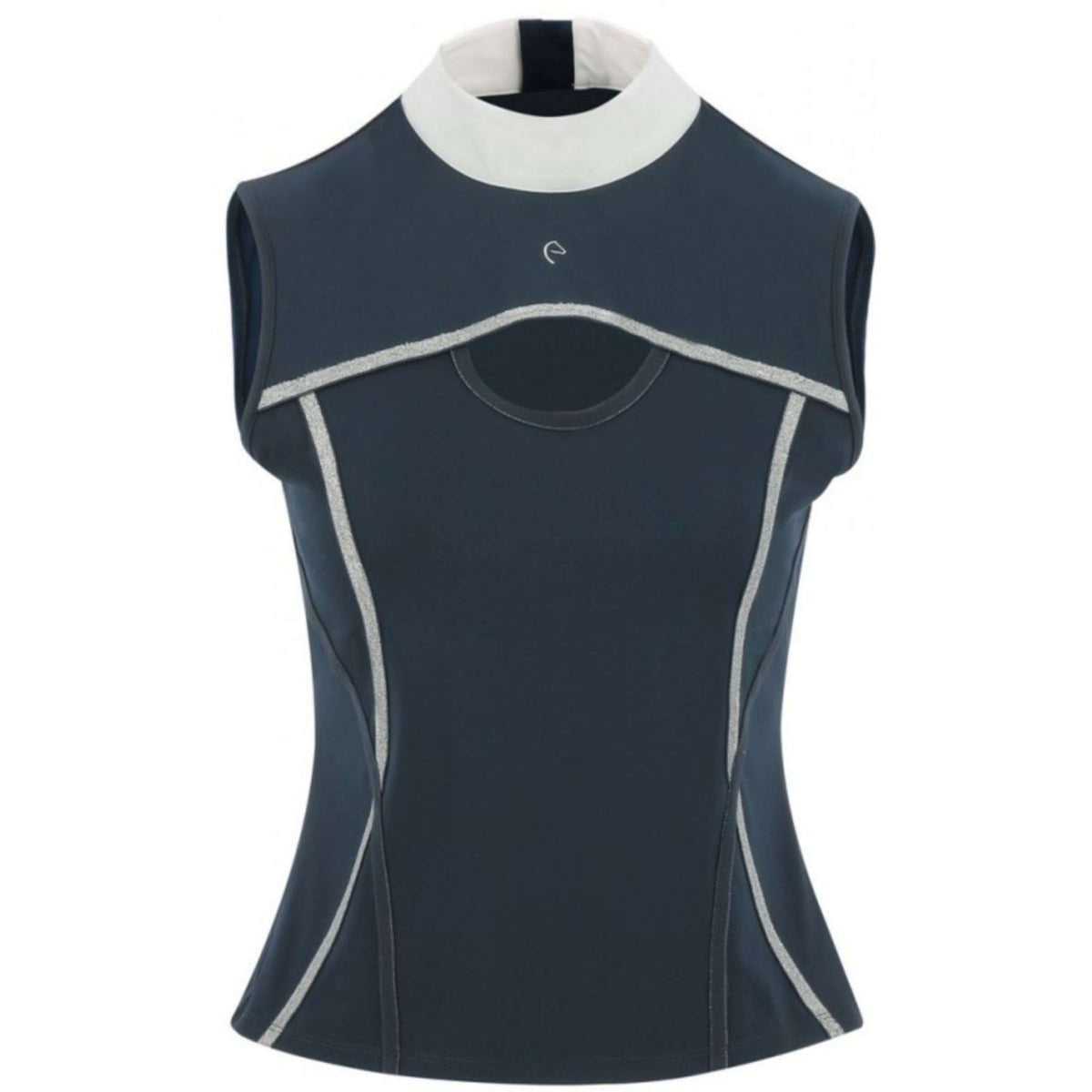 EQUITHÈME Wedstrijdshirt Puebla Damen Marine/Grau