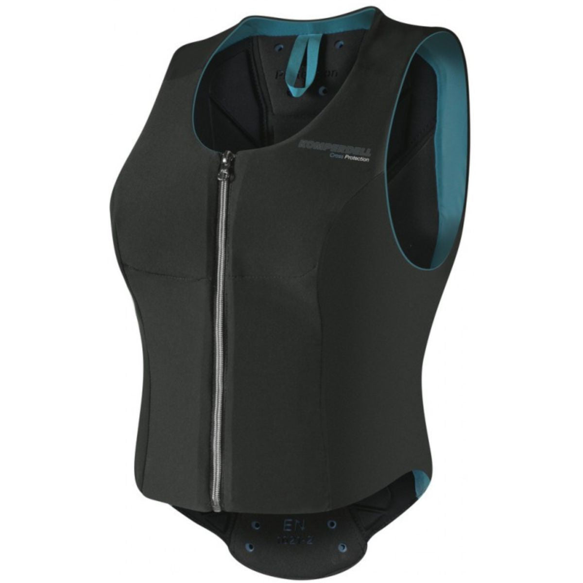 Komperdell Rückenprotector Flexfit Schlank Schwarz/Blau