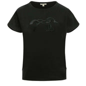 Pénélope T-Shirt Poppy Strass Schwarz