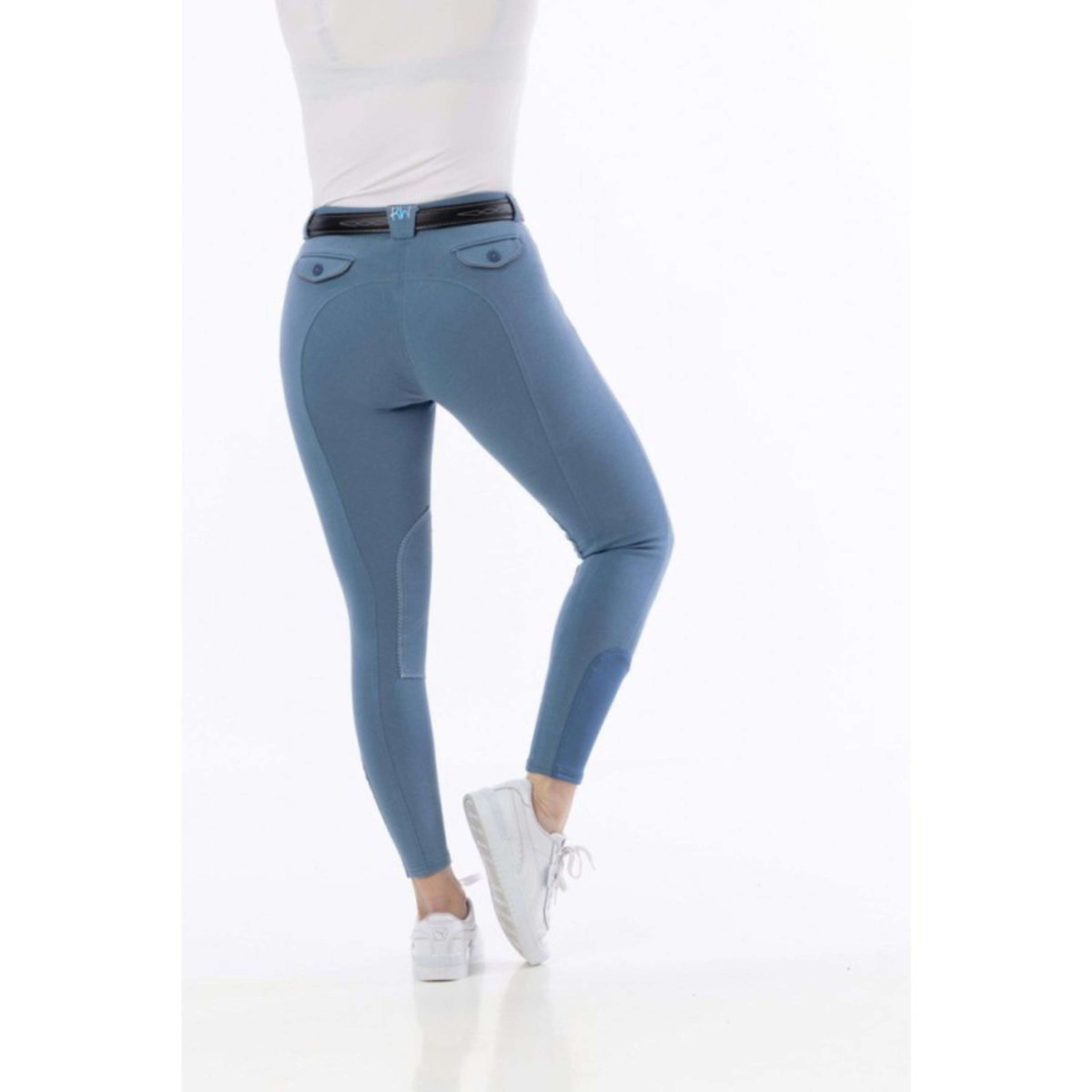 Riding World Reithose Alexandrie Damen Blau Riding World Reithose Alexandrie Damen Blau
