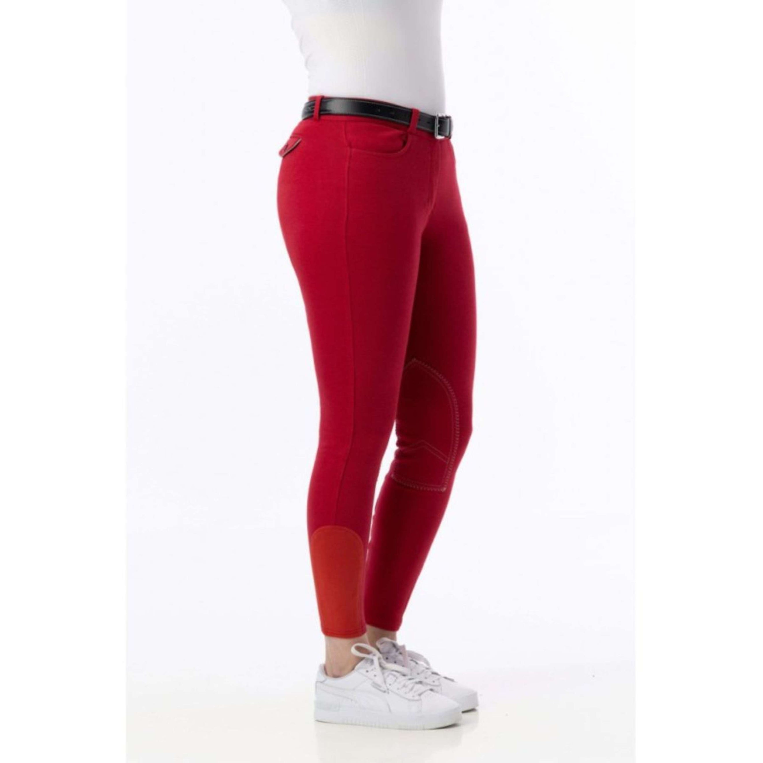 Riding World Reithose Alexandrie Damen Rot Riding World Reithose Alexandrie Damen Rot