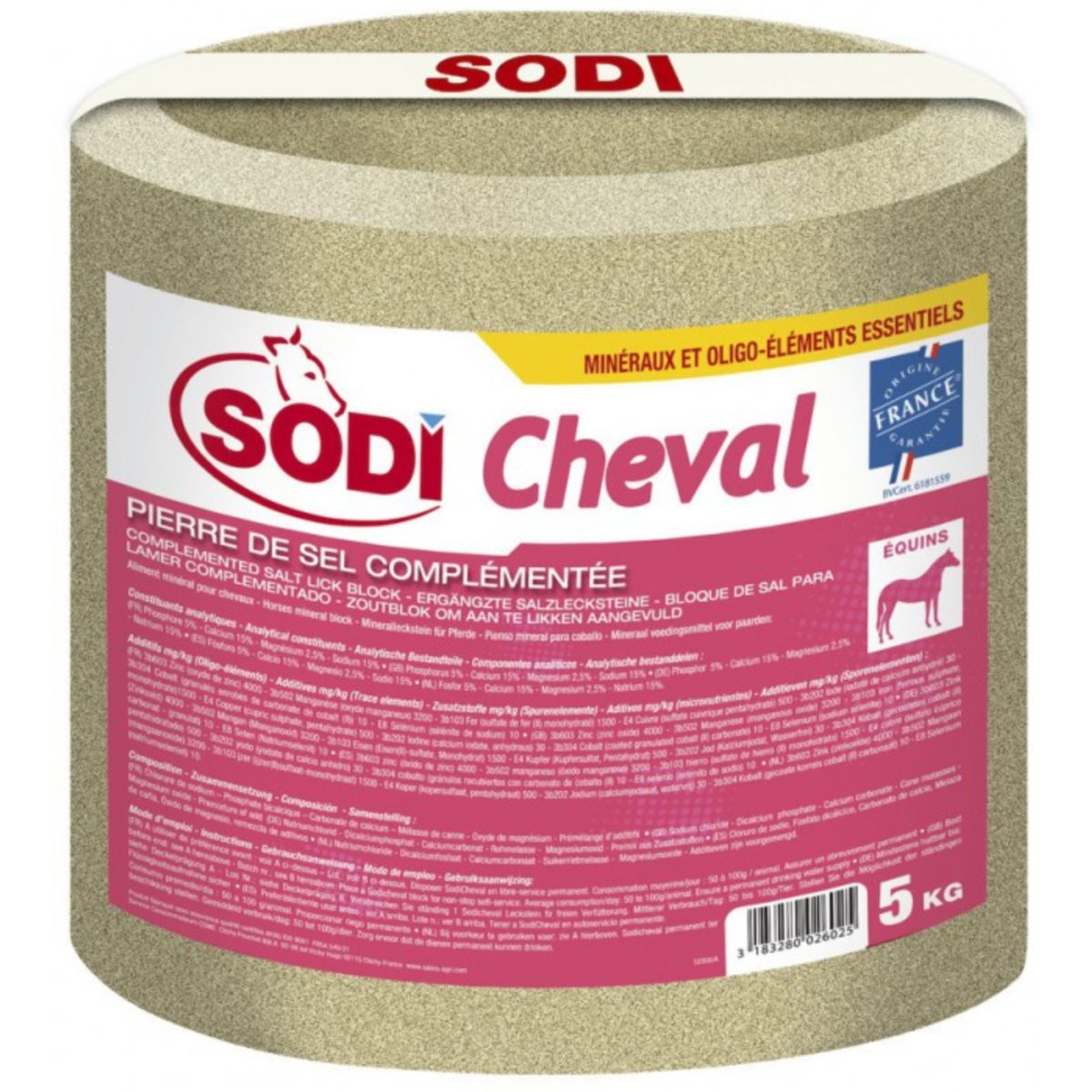 Sodi Mineralblock 5kg