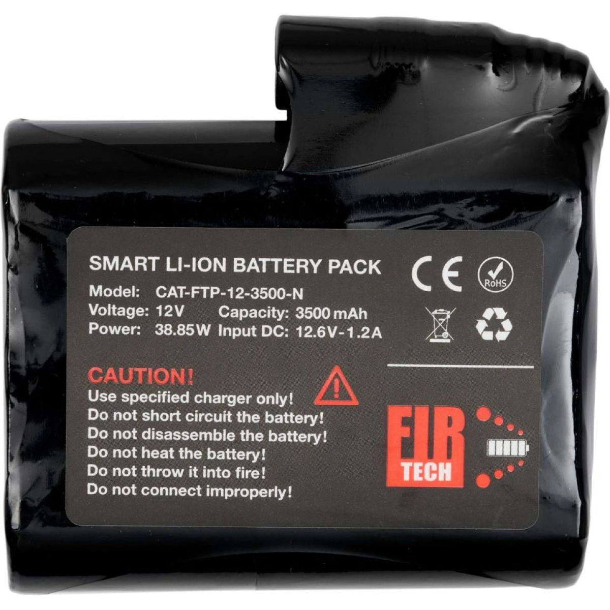 Catago Batterie Fir-Tech Pro 12V 3500mAh Schwarz