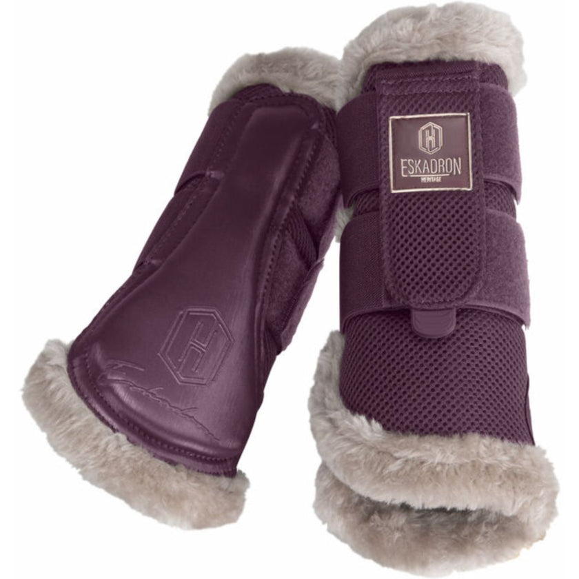 Eskadron Dressage Boots Heritage Mesh FauxFur Cassis