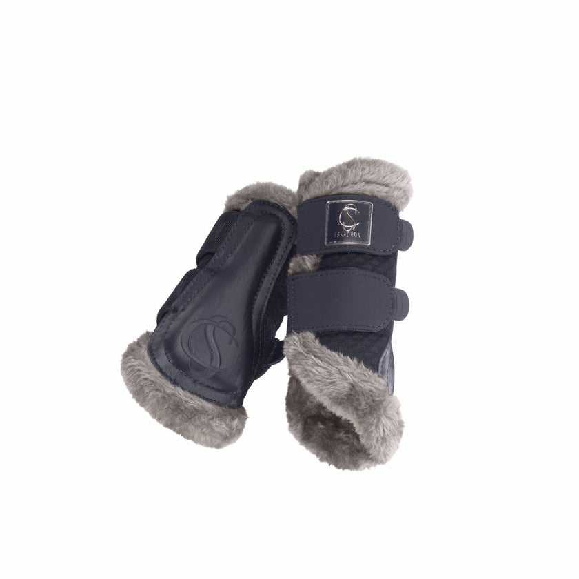 Eskadron Dressage Boots Classic Sports Mesh Fauxfur Shetty Navy