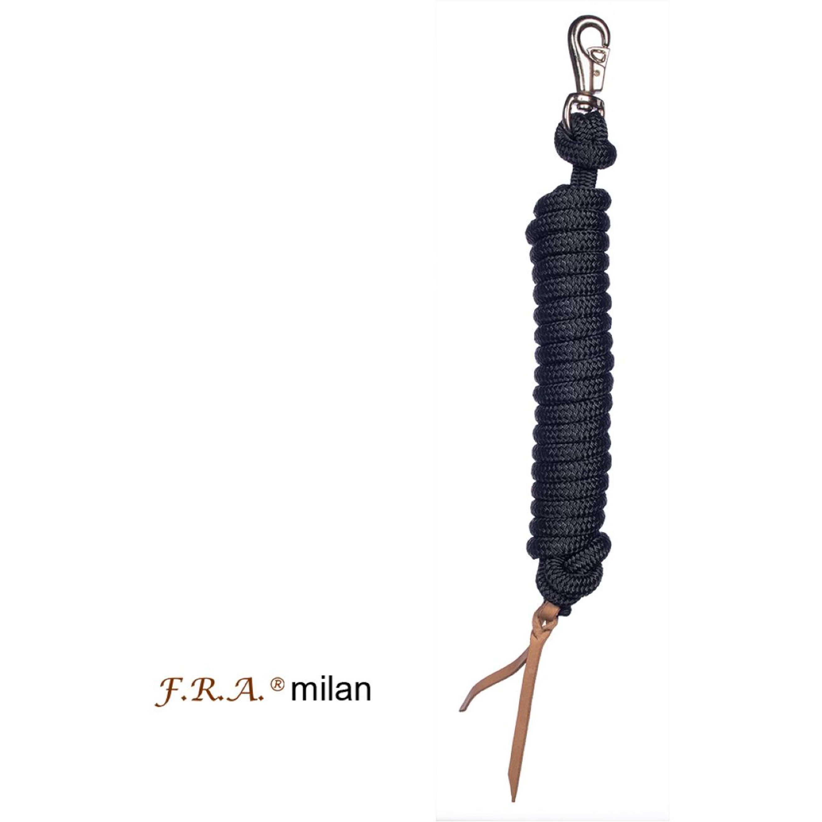 F.R.A. Ausbildungsstrick Milan NH Profi Bullsnap Leder Nylon Schwarz F.R.A. Ausbildungsstrick Milan NH Profi Bullsnap Leder Nylon Schwarz