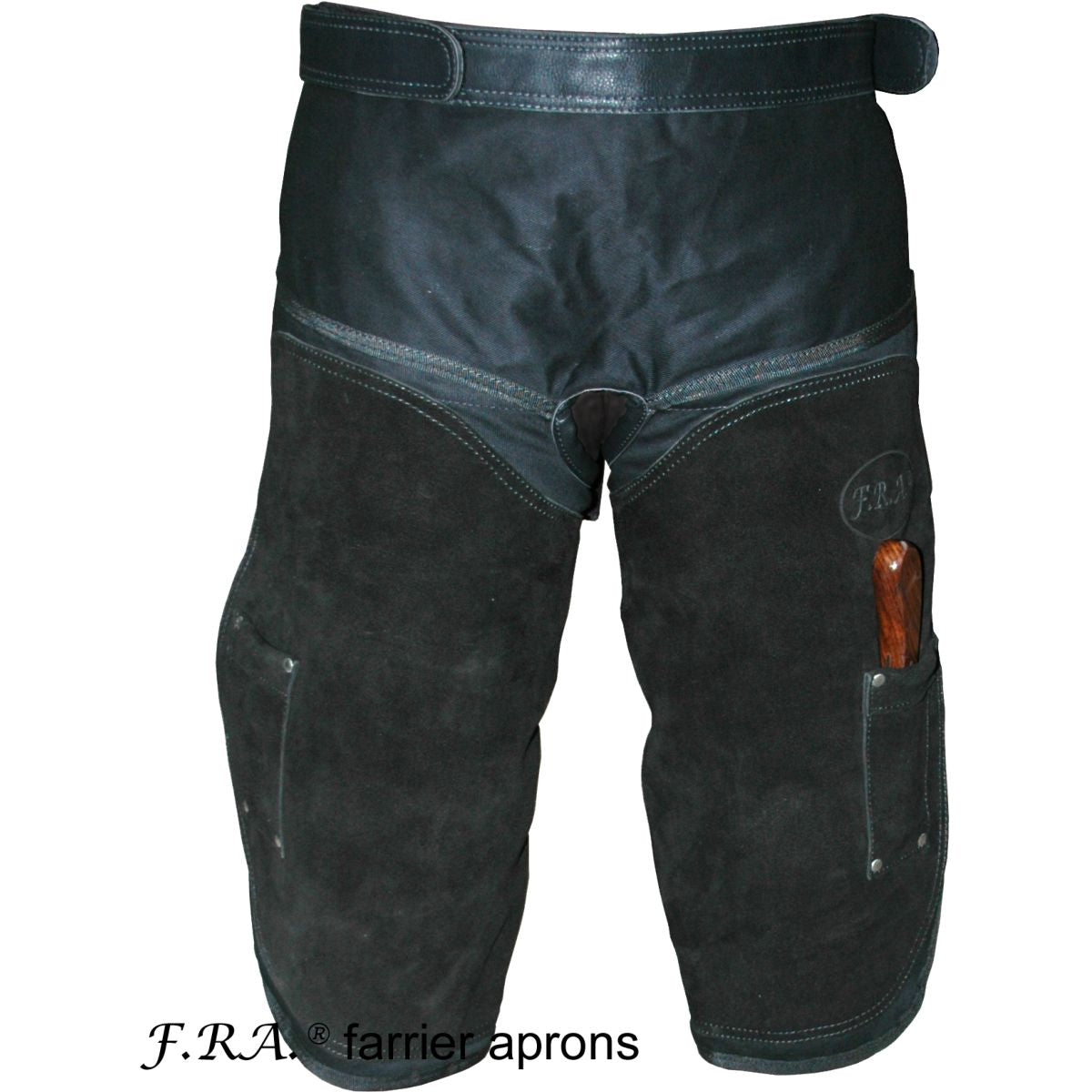 F.R.A. SchmiedeschürzeN Prof Suède/Canvas Schwarz