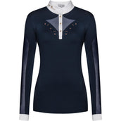 Fair Play Turniershirt Cathrine Rosegold Navy/Weiß