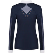 Fair Play Turniershirt Cathrine Rosegold Navy/Weiß