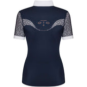 Fair Play Turniershirt Cecile Rosegold Kurze Ärmel Navy