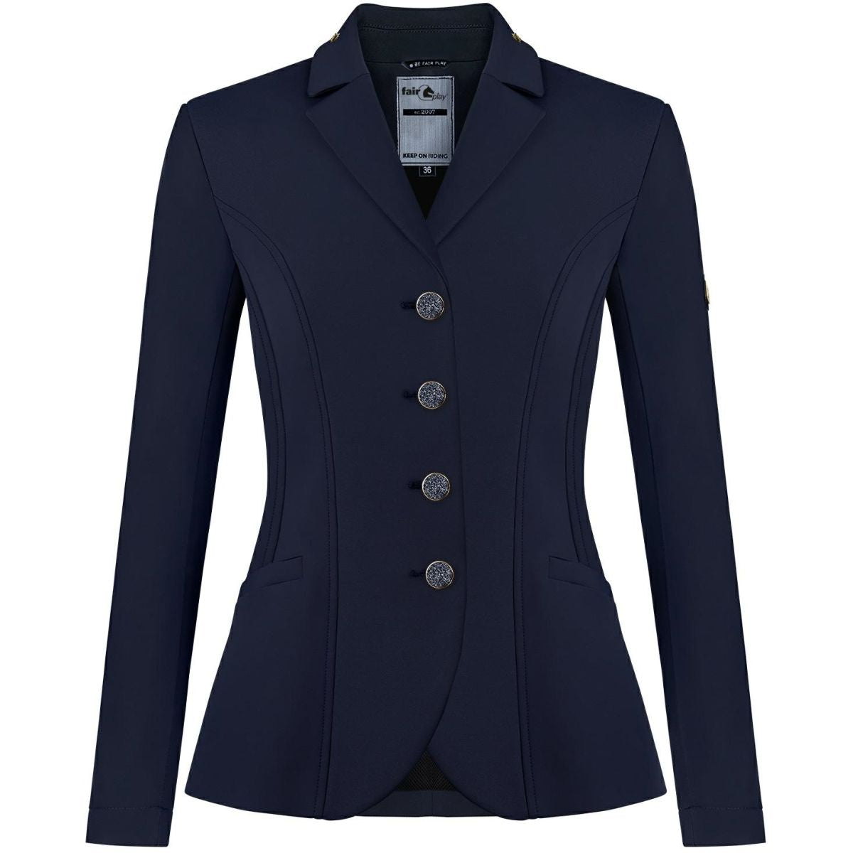 Fair Play Turnierjacket Abigail Fleur Rosegold Navy