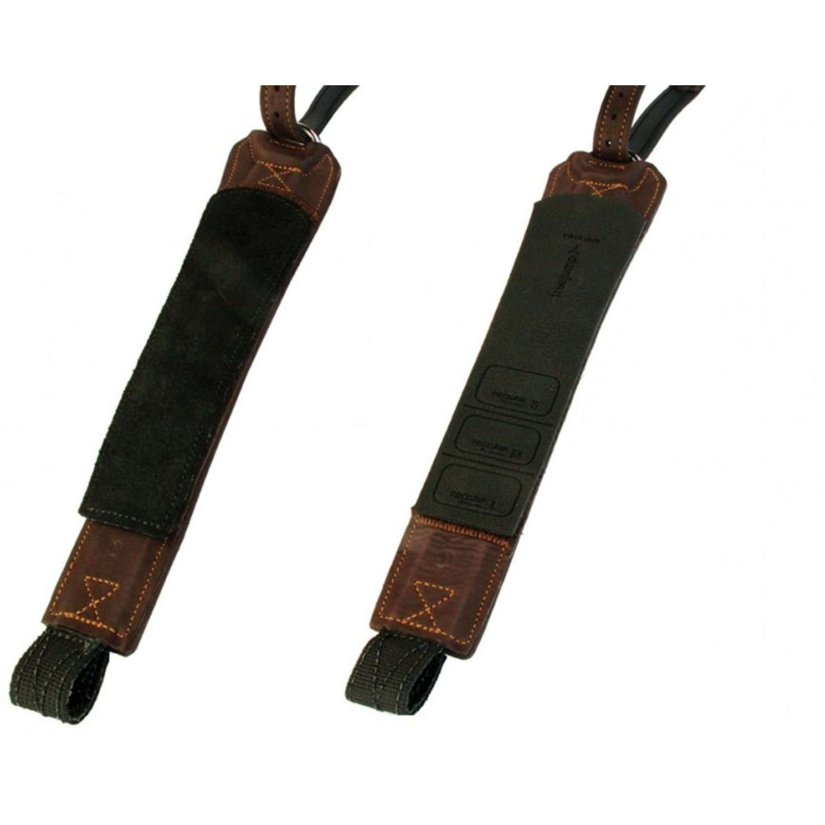 Freejump Steigbügelriemen Progrip Leder Braun Freejump Steigbügelriemen Progrip Leder Braun