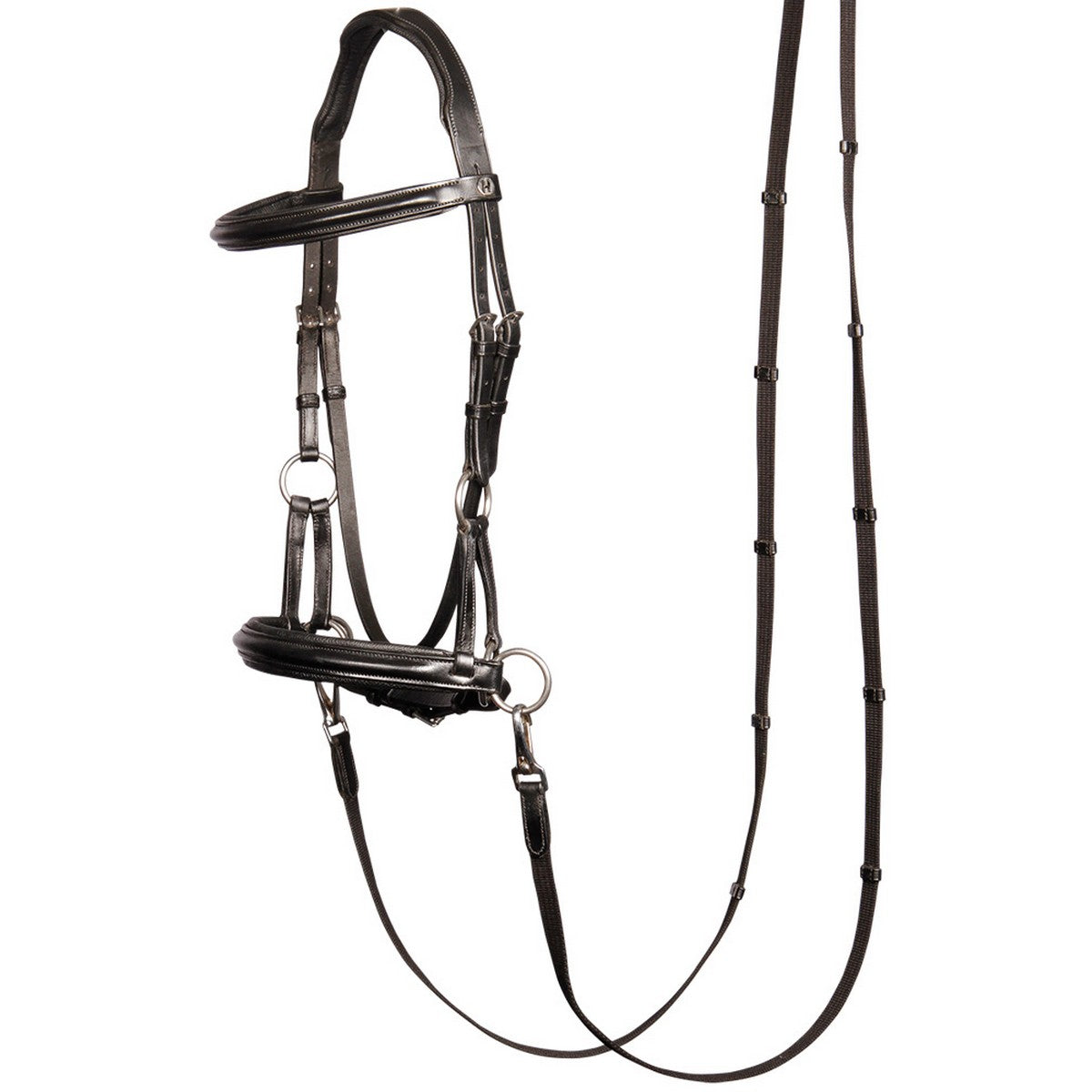 Harry's Horse Trense Gebisslos Sidepull Schwarz