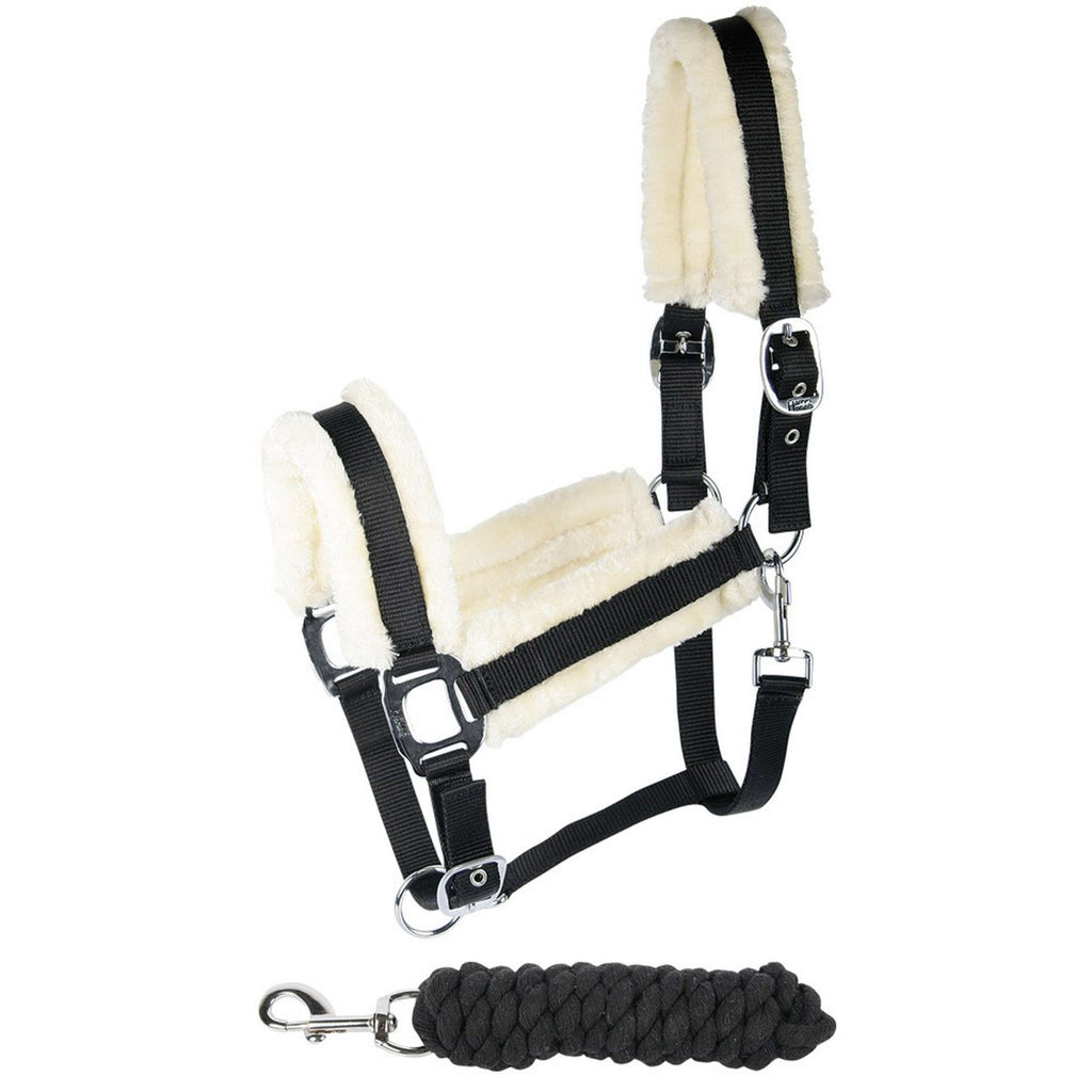 Harry's Horse Halfterset Soft Schwarz/Weiß