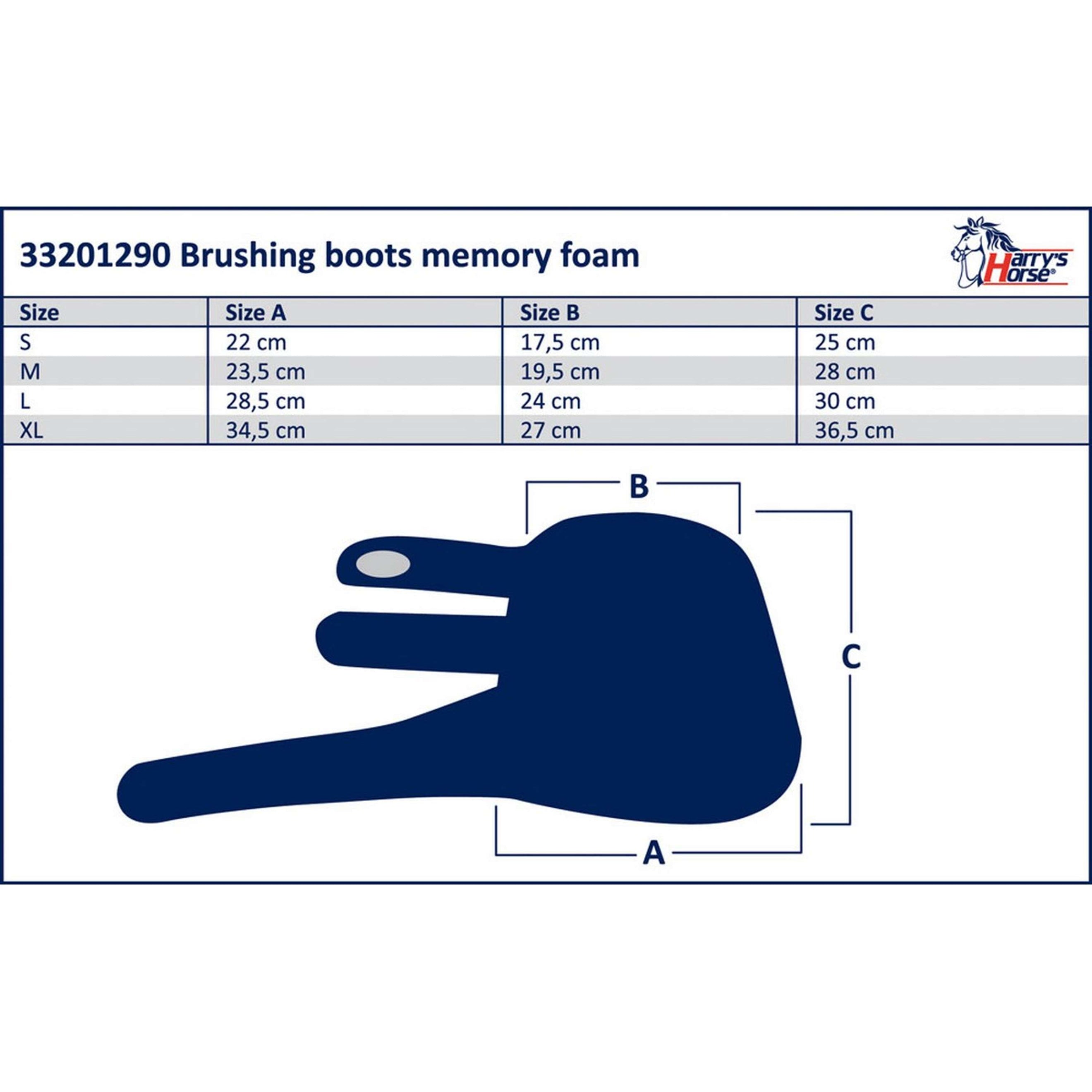 Harry's Horse Beinschutz Memoryfoam Braun Harry's Horse Beinschutz Memoryfoam Braun