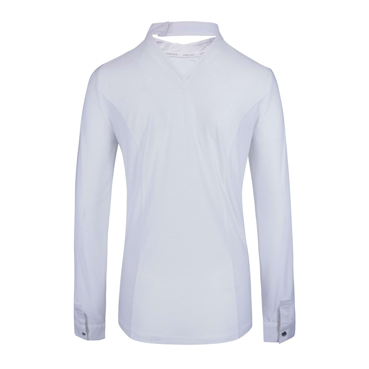 Harcour Poloshirt Casall Lange Mouwen Dames Weiß