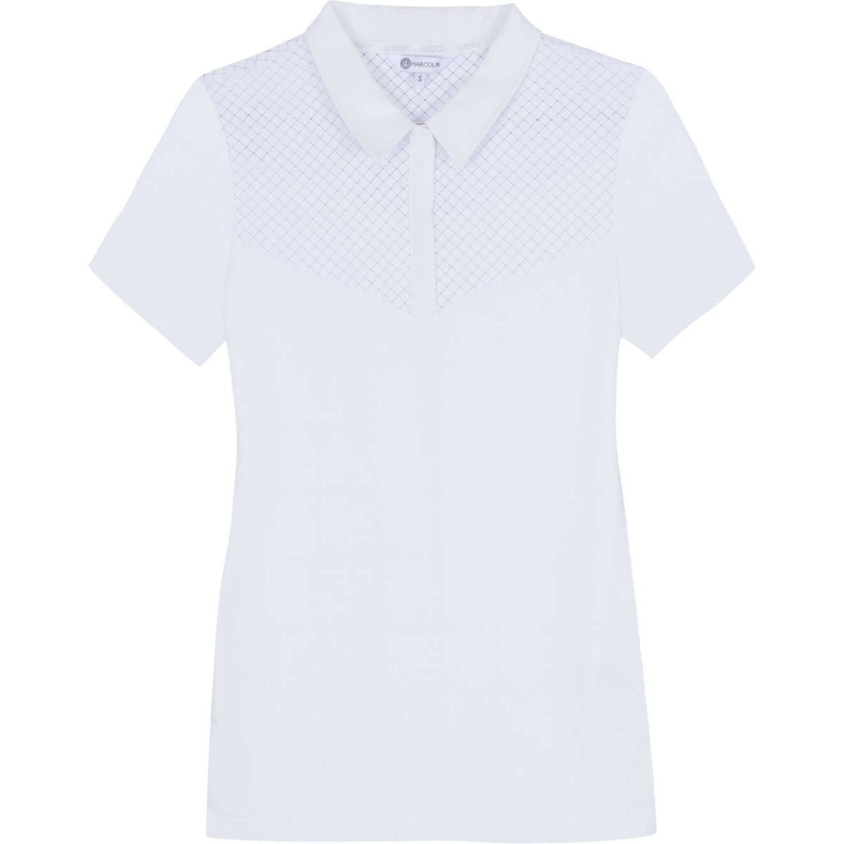 Harcour Poloshirt Pastel Weiß