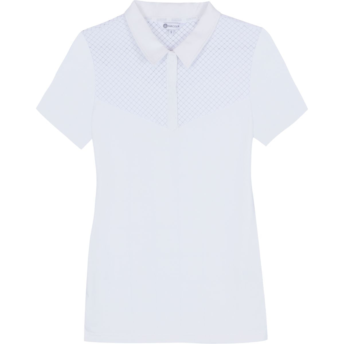 Harcour Poloshirt Pastel Weiß