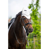 HB Fliegenhaube Showtime Glitzer Weiß