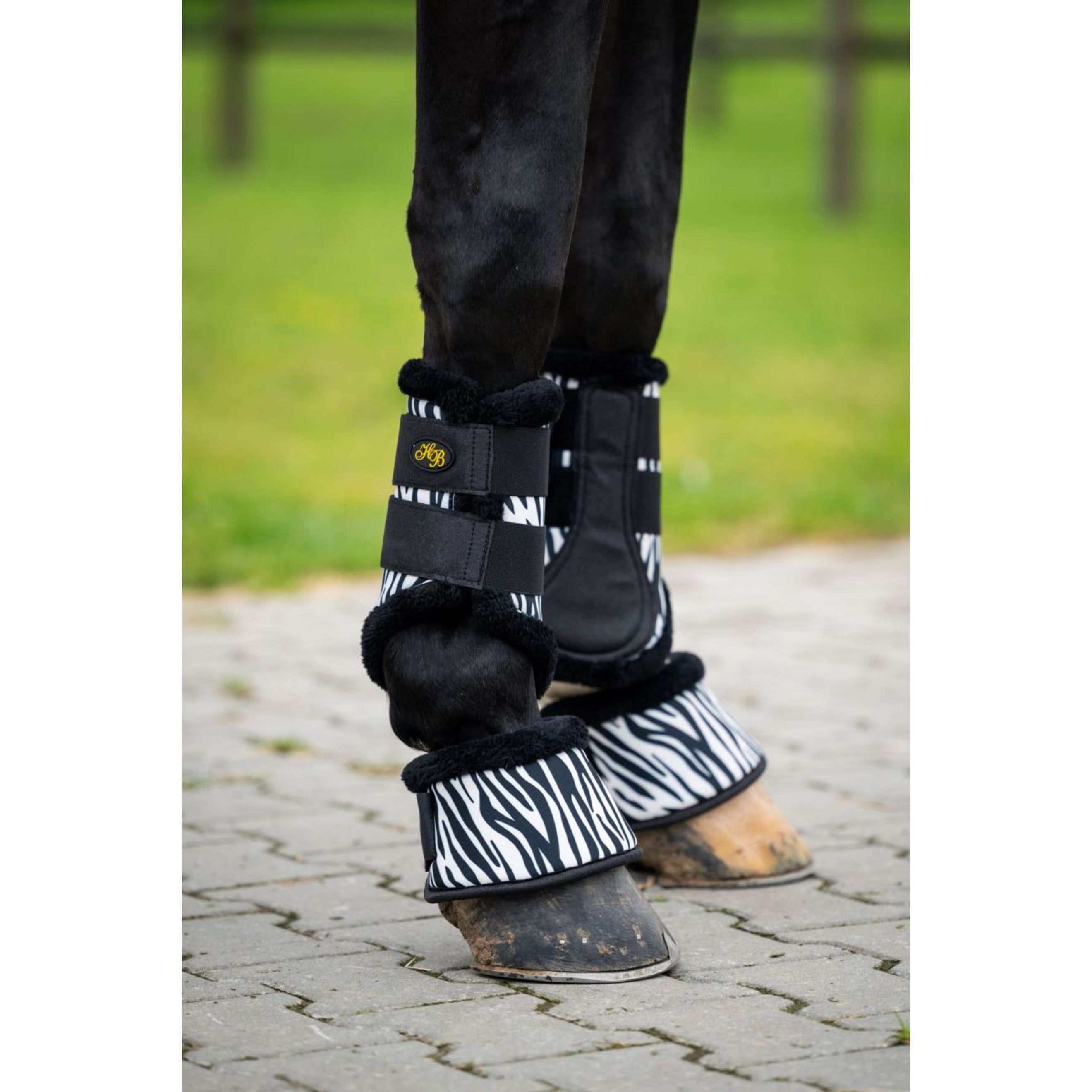 HB Dressage Boots Zebra Schwarz/Weiß HB Dressage Boots Zebra Schwarz/Weiß