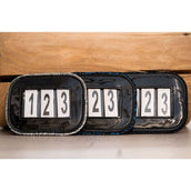 HB Startnummer Shine mit Glitzer Schwarz/Navy Funkeln