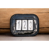 HB Startnummer Shine mit Glitzer Schwarz/Schwarz Funkeln