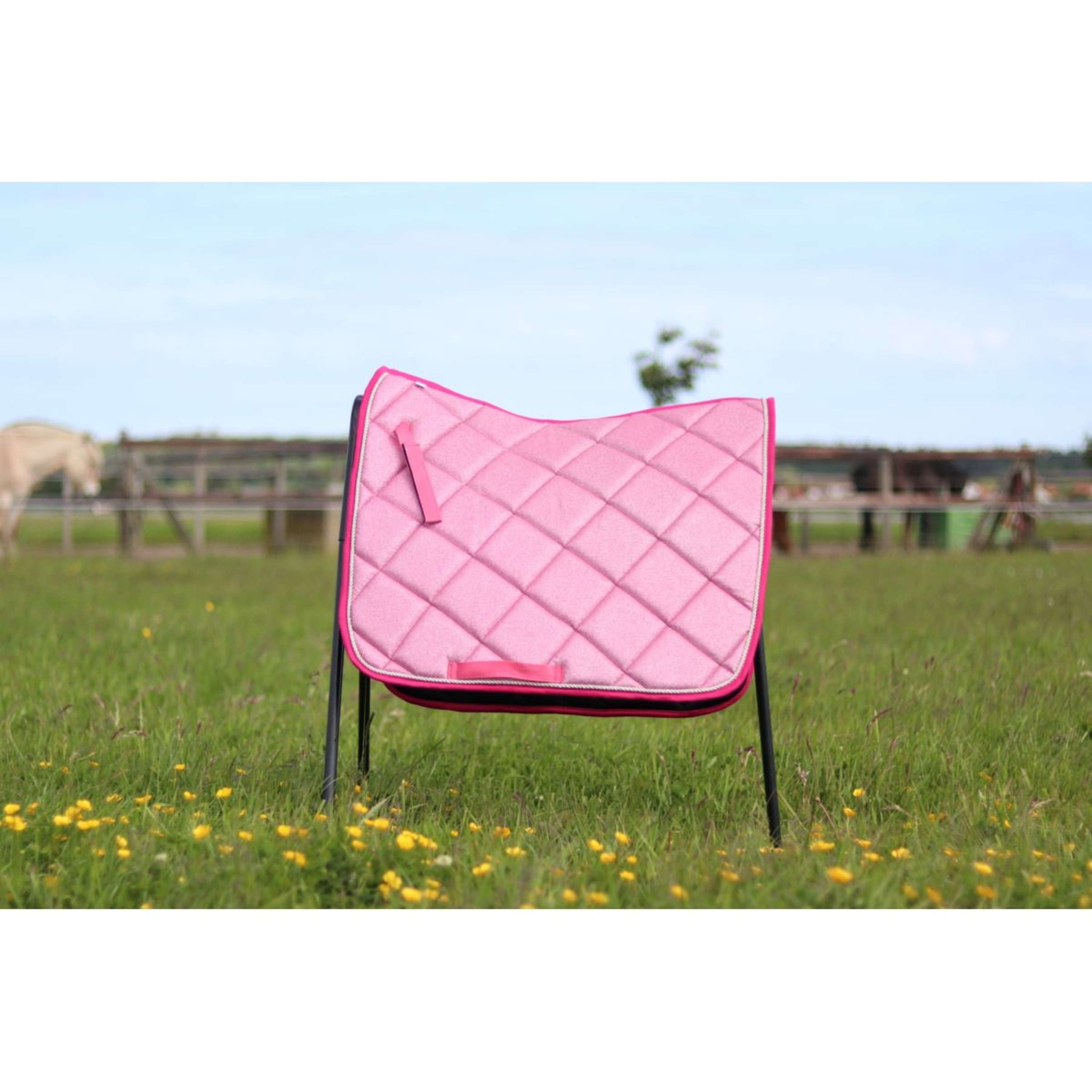 HB Schabracke Sparkling Glitter Dressur Rosa HB Schabracke Sparkling Glitter Dressur Rosa