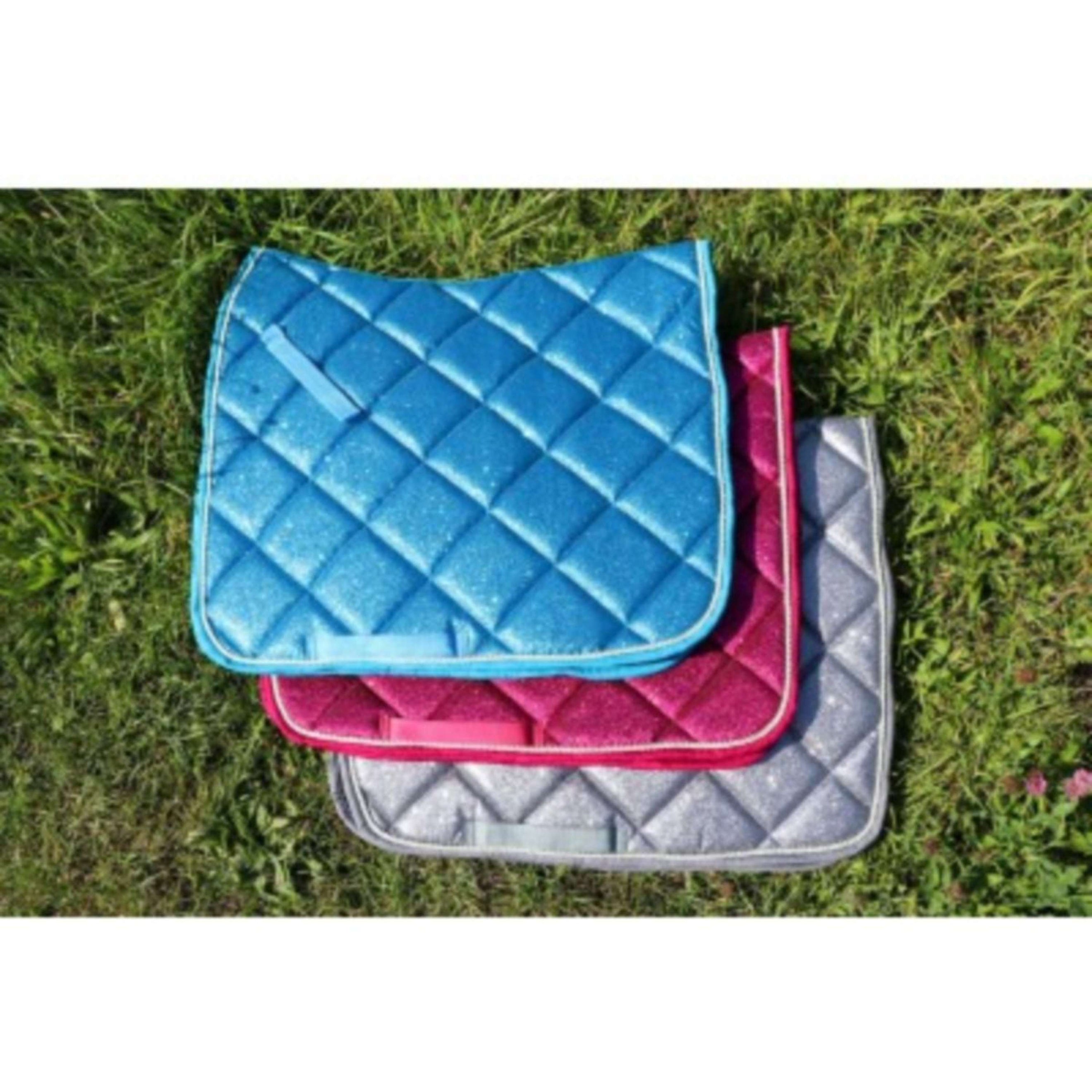 HB Schabracke Sparkling Glitter Dressur Sea Blue HB Schabracke Sparkling Glitter Dressur Sea Blue