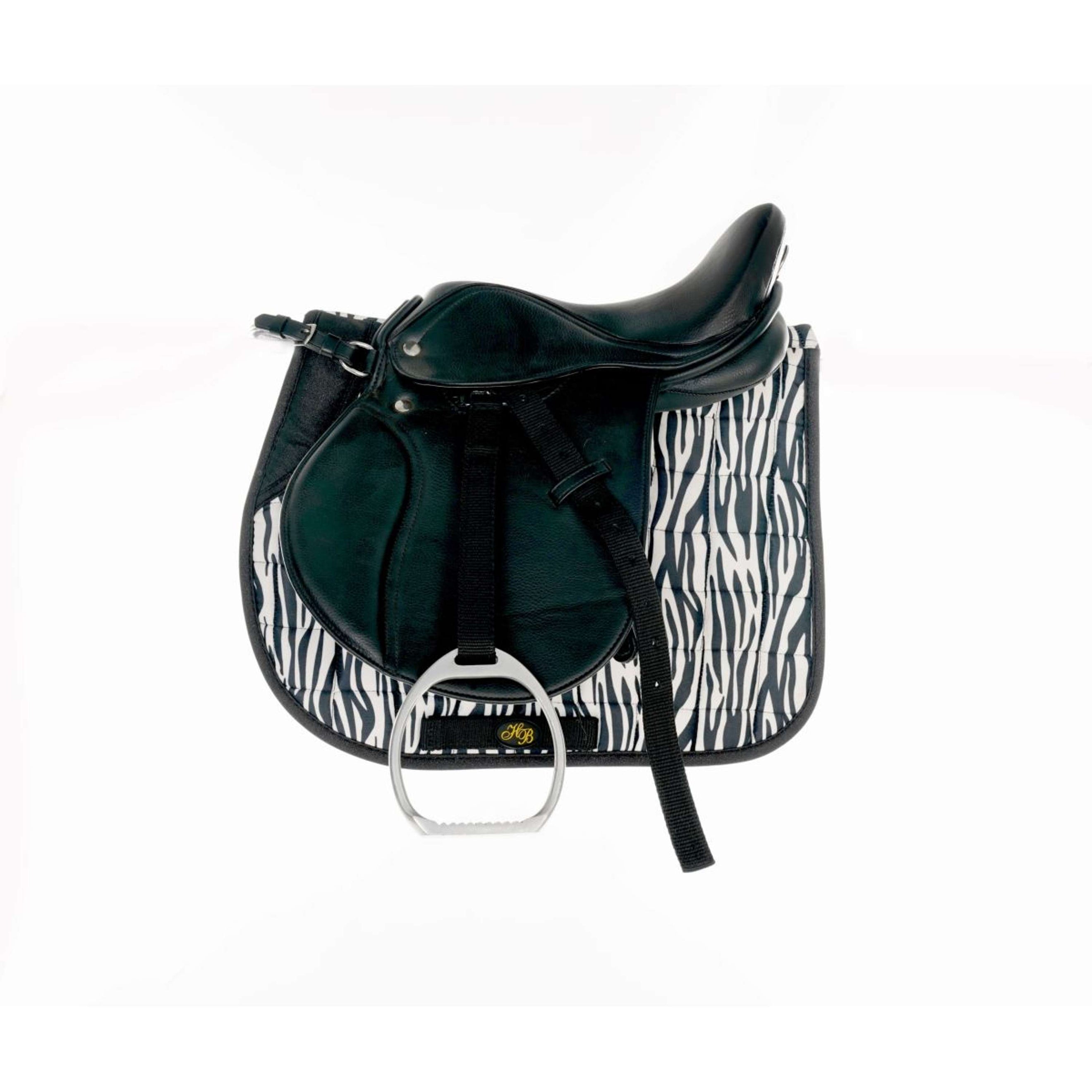 HB Schabracke Zebra Vielseitigkeit Schwarz/Weiß