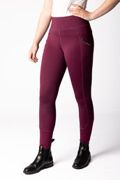 Harry's Horse Reitleggings Avatar Full Grip Bordeaux