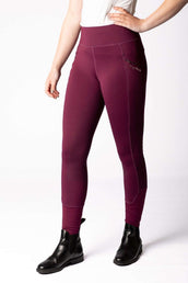 Harry's Horse Reitleggings Avatar Full Grip Bordeaux