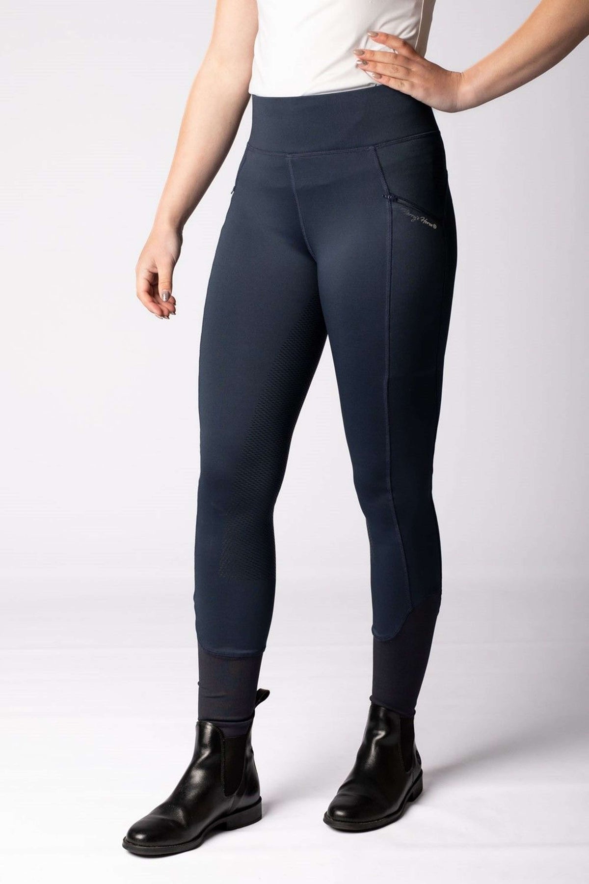 Harry's Horse Reitleggings Avatar Full Grip Navy