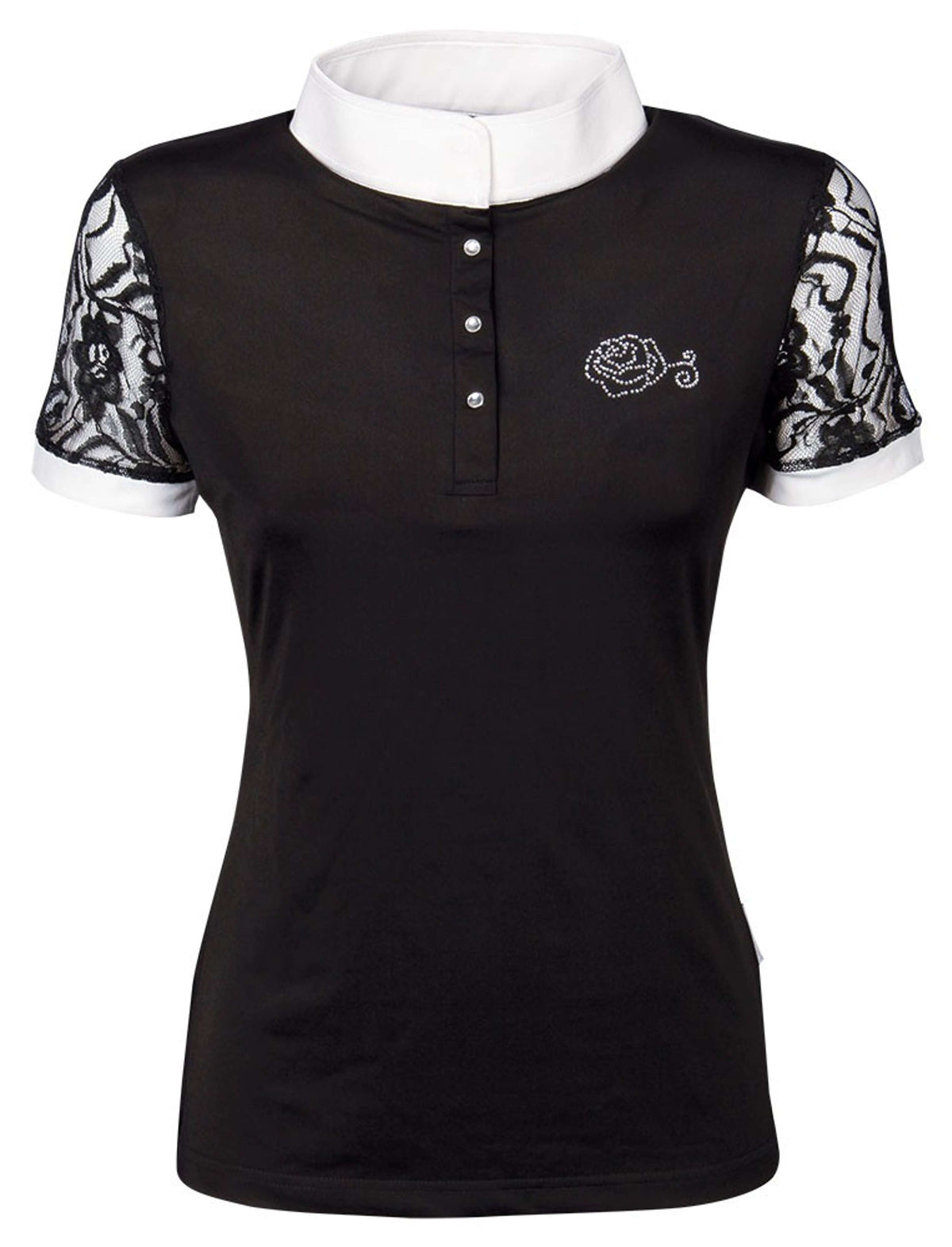 Harry's Horse Turniershirt Lace Schwarz