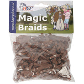 Harry's Horse Einflechtgummis Magic Braids Beutel Braun