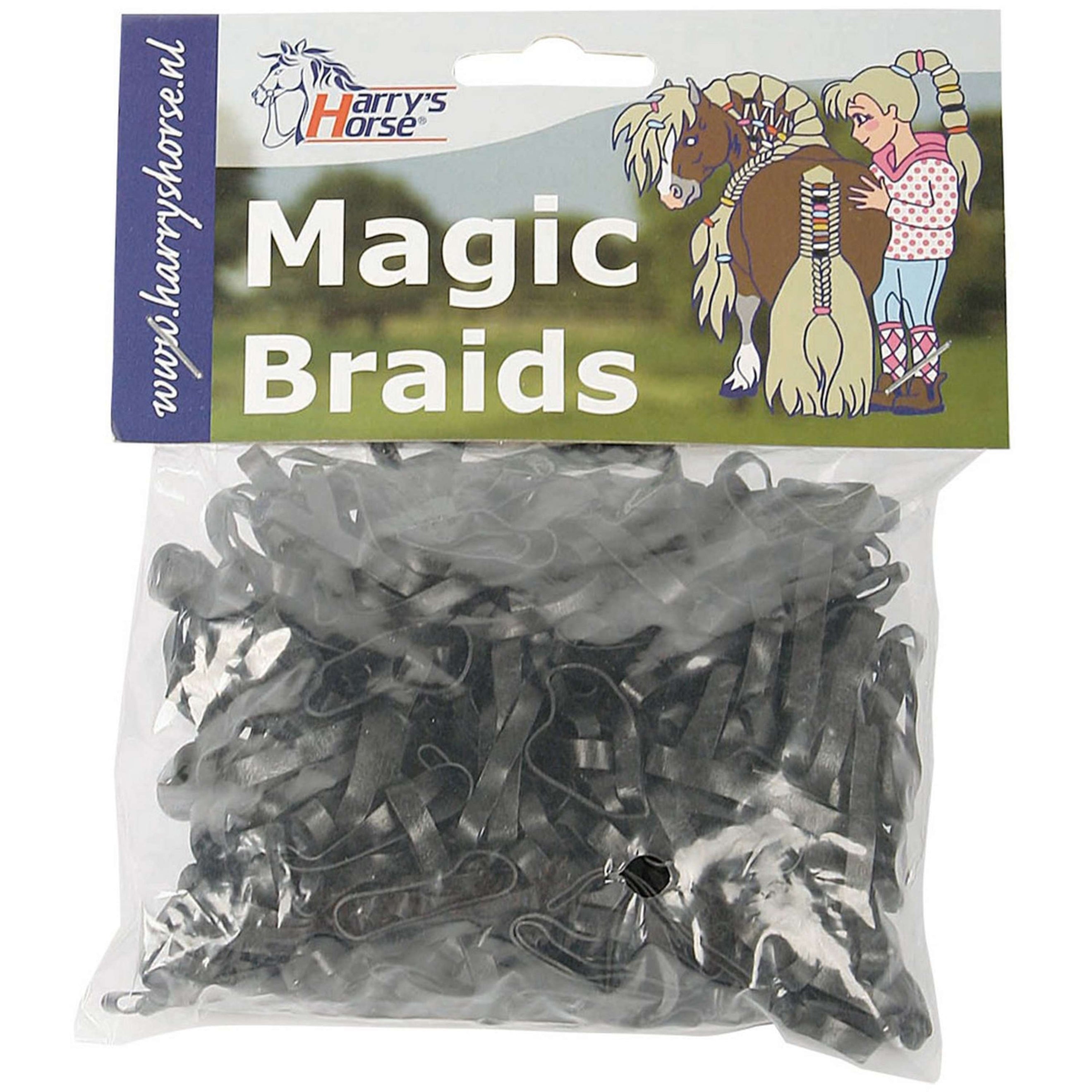Harry's Horse Einflechtgummis Magic Braids Beutel Schwarz Harry's Horse Einflechtgummis Magic Braids Beutel Schwarz