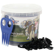 Harry's Horse Einflechtgummis Magic Braids Topf Schwarz