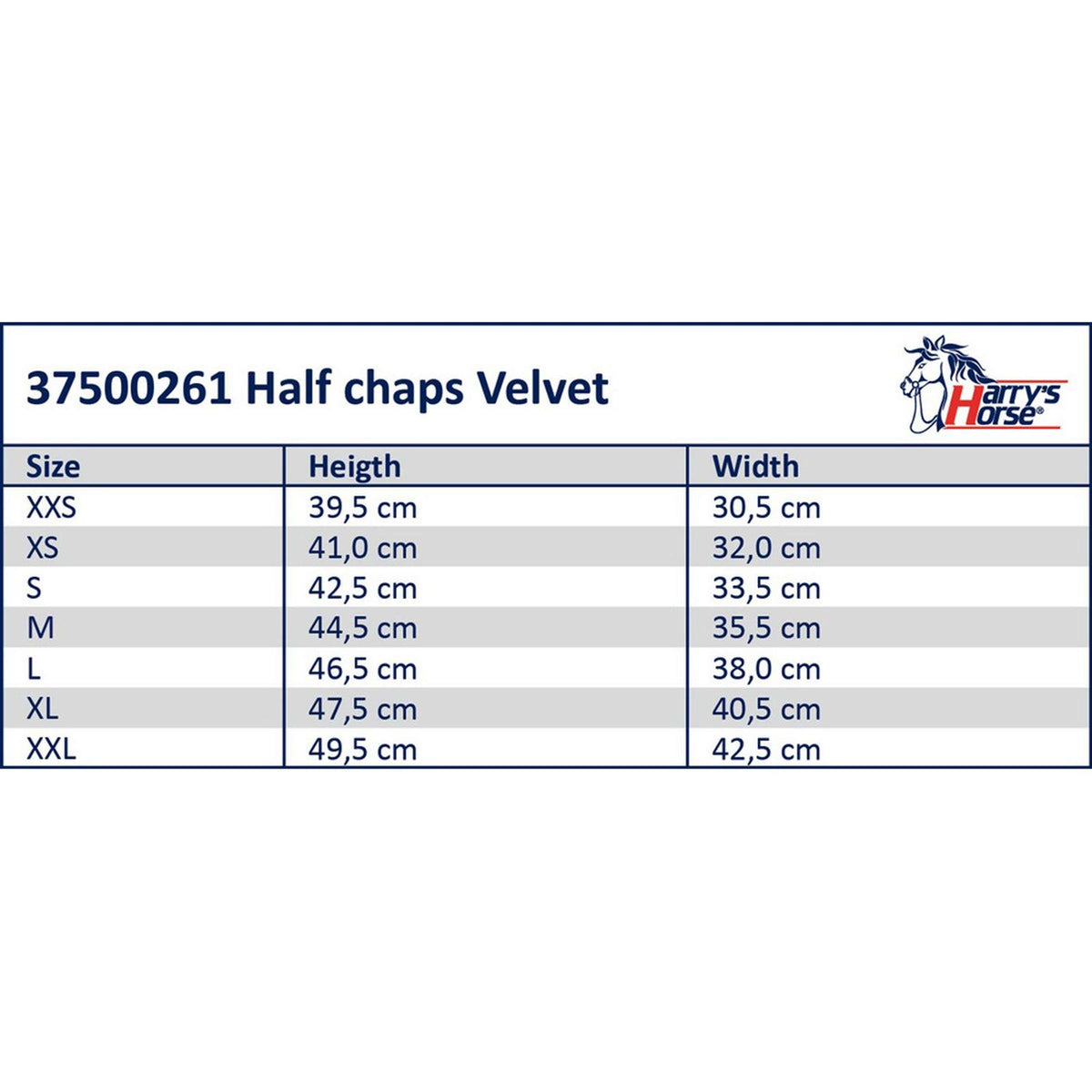 Harry's Horse Chaps Velvet Schwarz