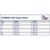 Harry's Horse Chaps Velvet Schwarz