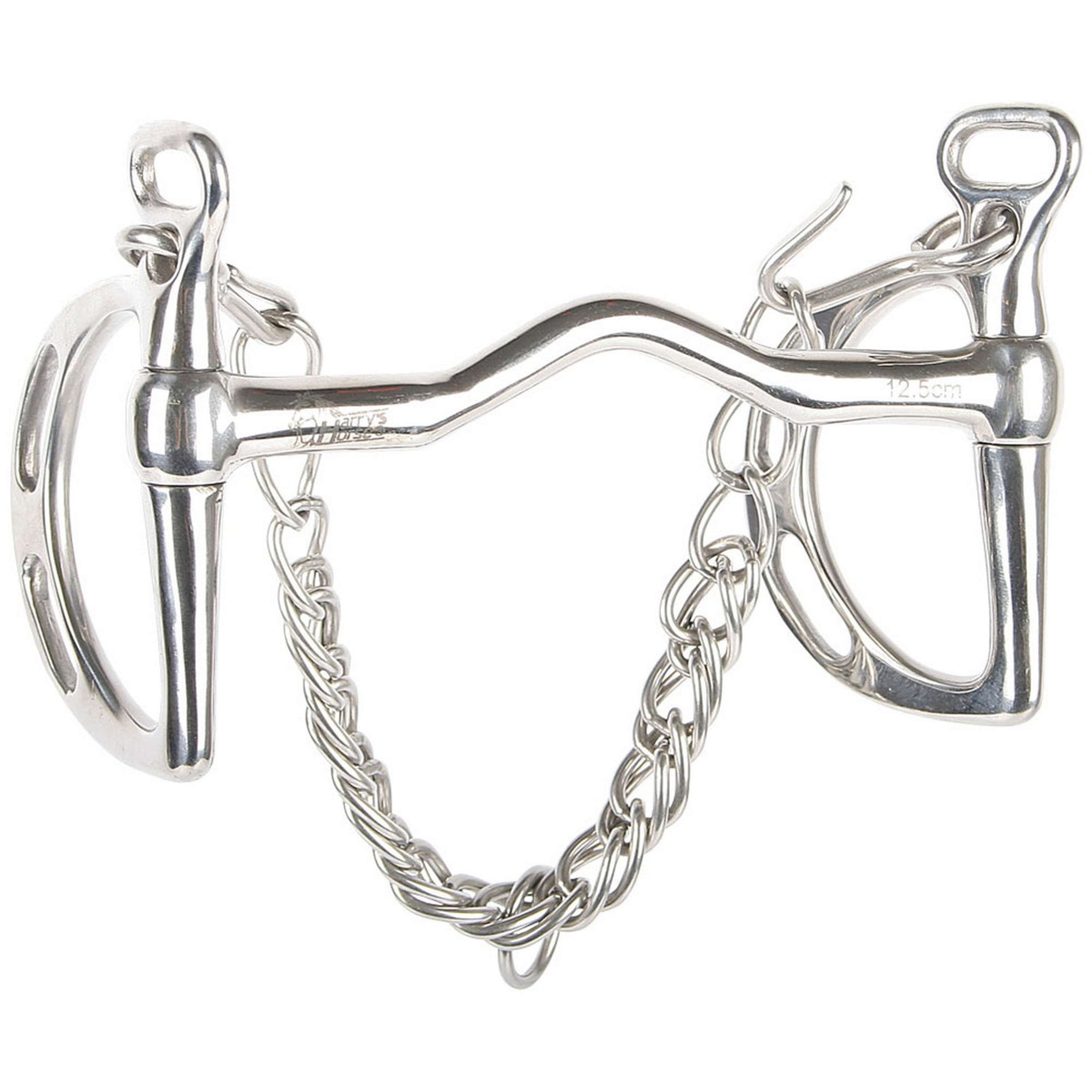 Harry's Horse Thiedemannkandare mit Zungenbügel Edelstahl Harry's Horse Thiedemannkandare mit Zungenbügel Edelstahl