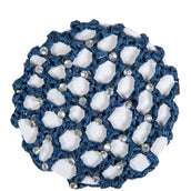 HKM Haarnetz Edelsteine Dunkelblau