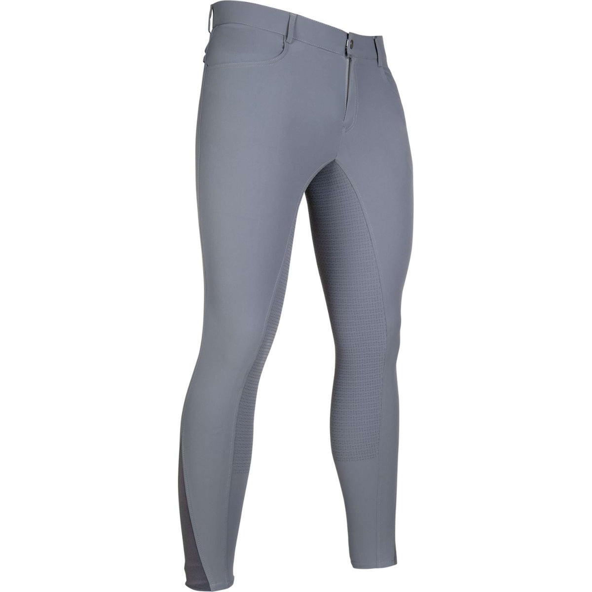 HKM Reithose Sportive Silikon Vollbesatz Herren Grau