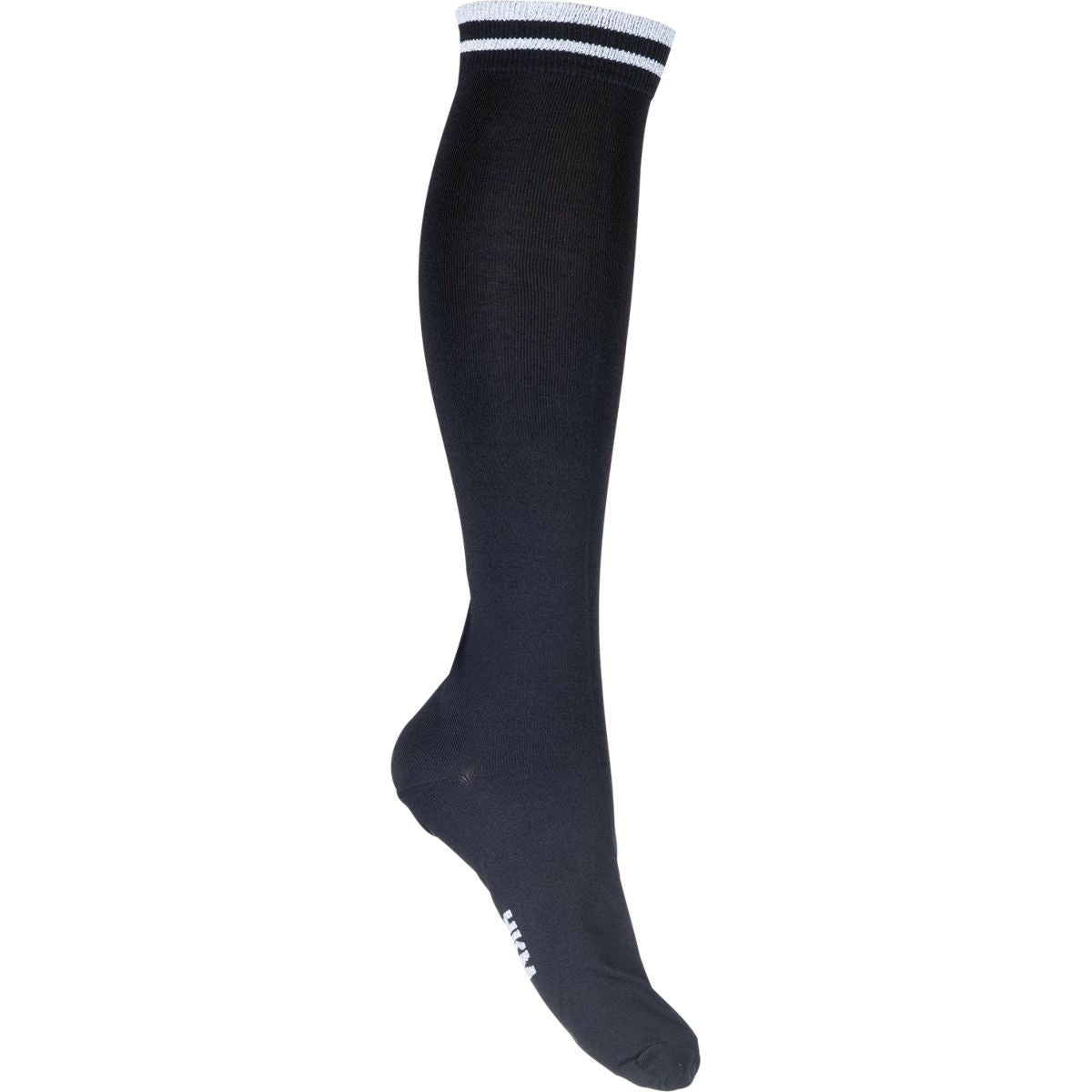 HKM Reitsocken Lurex Schwarz