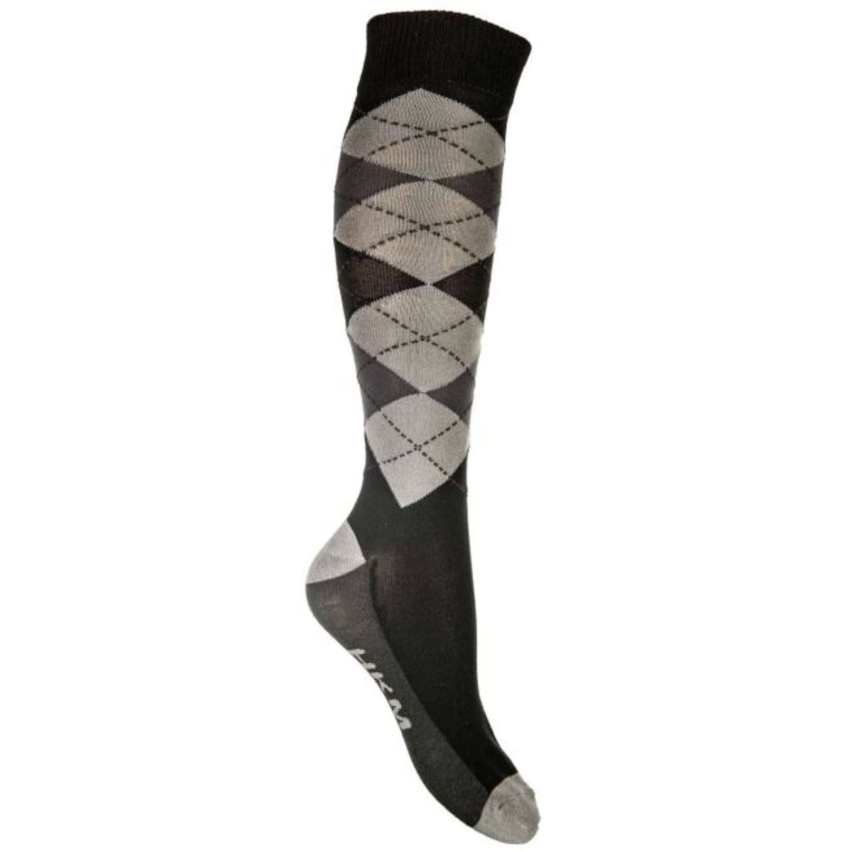 HKM Socken Check Classico Schwarz/Grau/Anthrazit