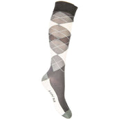 HKM Socken Check Classico Grau/Vanille