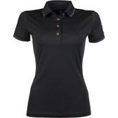 HKM Poloshirt Rosegold Glamour Schwarz/Roségold