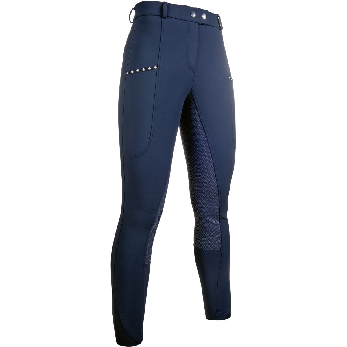 HKM Reithose Monaco Full Grip Winter Dunkelblau