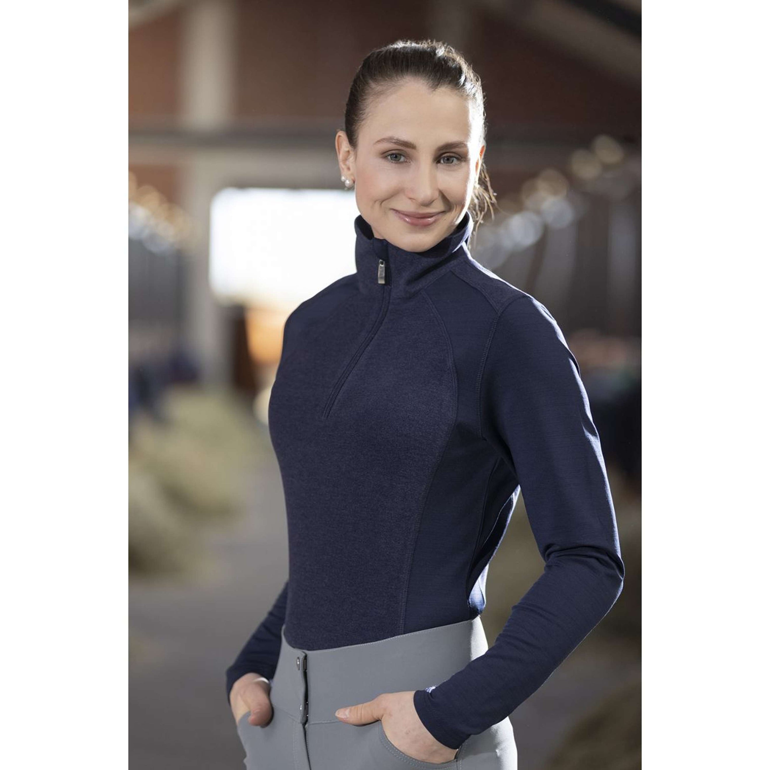 HKM Funktionshirt Duo Dunkelblau HKM Funktionshirt Duo Dunkelblau